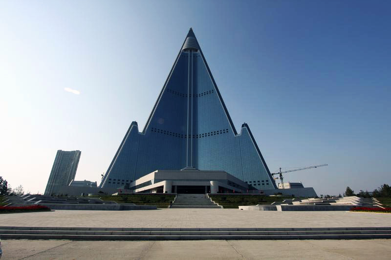 Ryugyong Hotel in North Korea